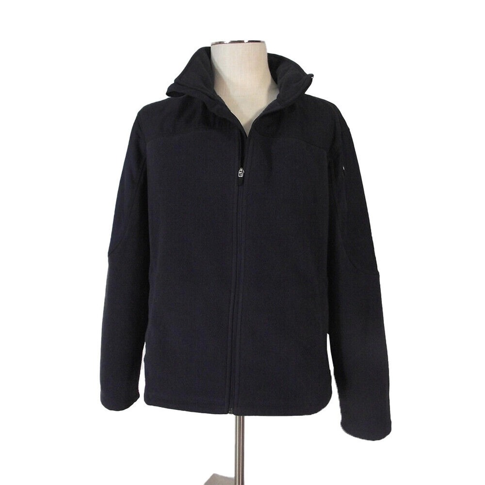 Starter Jacket Men Large Blue Fleece Windbreaker Full Zip Outdoor RN52469